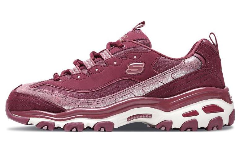 (Women) Skechers D'Lites Low 'Burgundy' 11929-BURG
