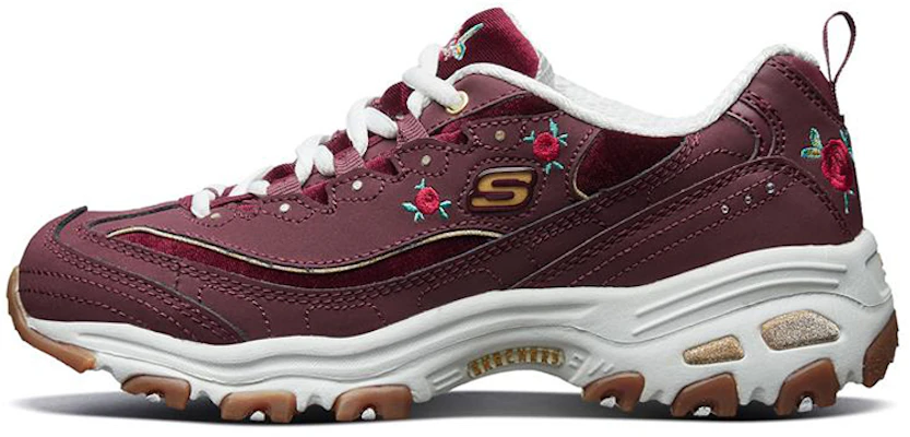 Skechers D‘Lites 低筒厚底鞋 女款 酒紅色 Buy Skechers D‘Lites 低筒厚底鞋 女款 酒紅色