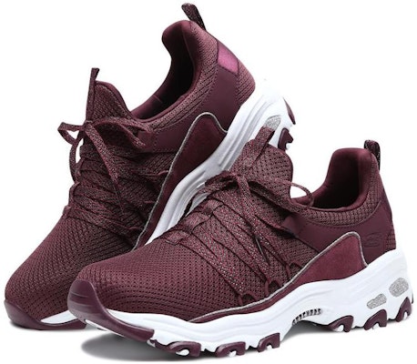 (Women) Skechers D'LITES Low 'Burgundy' 66666119-BURG Lookbook (Women) Skechers D'LITES Low 'Burgundy' 66666119-BURG