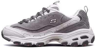 (Women) Skechers D'Lites Low Running Shoes Grey 'Gray Black' 99999958-CCBK (Women) Skechers D'Lites Low Running Shoes Grey 'Gray Black' 99999958-CCBK
