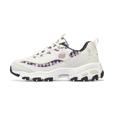 (W) Skechers Sport Stamina Airy Shoes 'White Purple Black'