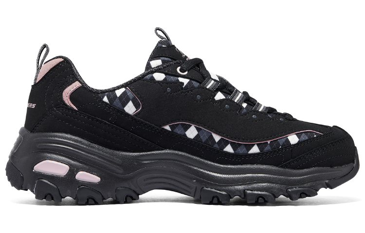 (W) Skechers Sport D'Lites Fancy Leopard 10 'Black Pink' 圖 2