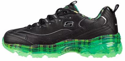 (Women) Skechers D'Lites Low 'Fashion Daddy Black' 149508-BKLM (Women) Skechers D'Lites Low 'Fashion Daddy Black' 149508-BKLM