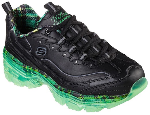 (W) Skechers D'Lites Low 'Fesyen Daddy Hitam' 149508-BKLM Lookbook (W) Skechers D'Lites Low 'Fesyen Daddy Hitam' 149508-BKLM