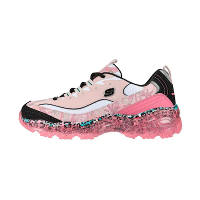 (W) Skechers D'Lites Low 'Fashion Pink'