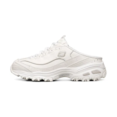 (W) Skechers D'Lites Low 'Fashion Versatile White'