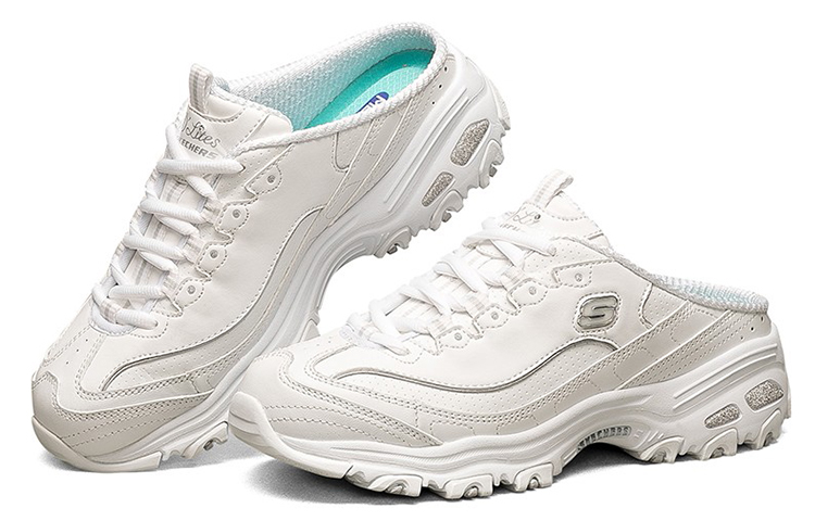 (W) Skechers D'Lites Low 'Fashion Versatile White' 圖 3