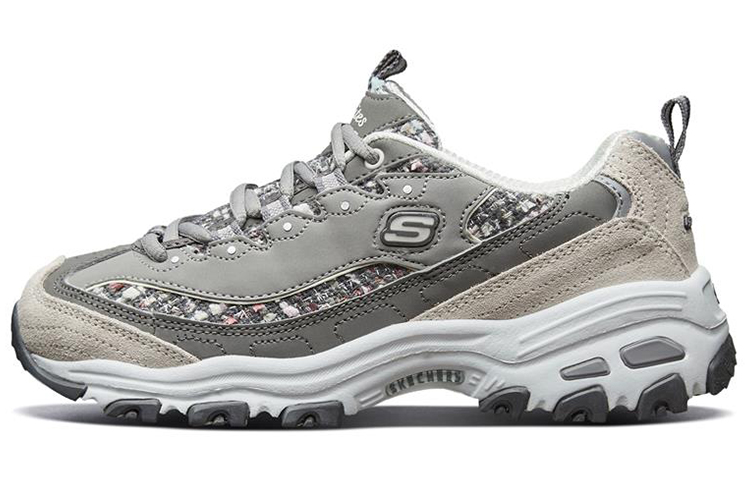(W) Skechers D'Lites 'Grey Beige'