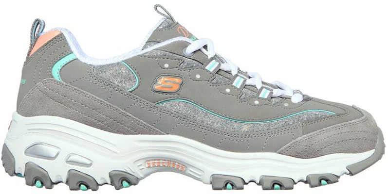 Skechers D‘Lites 低筒運動鞋 女款 灰綠 Order Skechers D‘Lites 低筒運動鞋 女款 灰綠