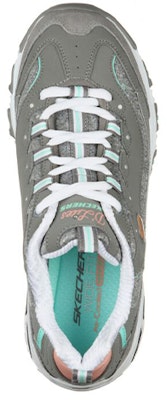 Skechers D‘Lites 低筒運動鞋 女款 灰綠 Lookbook Skechers D‘Lites 低筒運動鞋 女款 灰綠