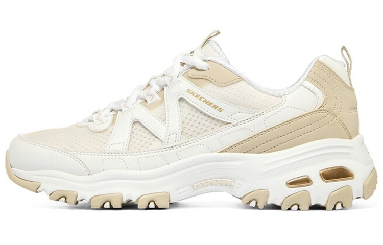 (W) Skechers DLites 'Khaki White'