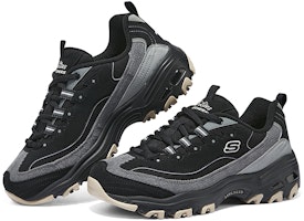 (W) Skechers D'Lites Low 'Oso Té Leche - Negro' 896264-BKGY Shop (W) Skechers D'Lites Low 'Oso Té Leche - Negro' 896264-BKGY