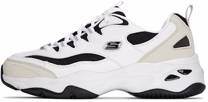 (Women) Skechers D'lites 4.0 'White Black' 896122-WBK (Women) Skechers D'lites 4.0 'White Black' 896122-WBK