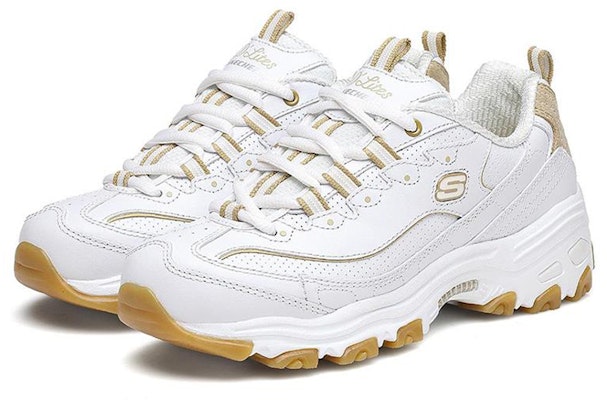 (Women) Skechers D'Lites Low 'Milky White' 9999224-OFWT Lookbook (Women) Skechers D'Lites Low 'Milky White' 9999224-OFWT