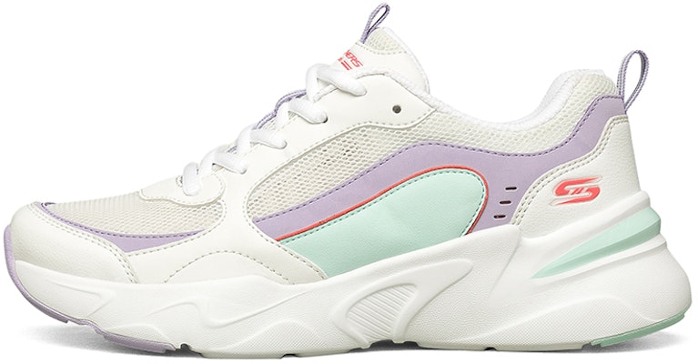 (Women) Skechers Bobs Bamina 'White Blue Purple' 117042-WLVM Buy (Women) Skechers Bobs Bamina 'White Blue Purple' 117042-WLVM