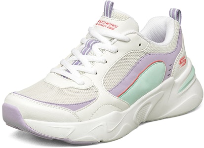 (W) 스케쳐스 밥스 바미나 '화이트 블루 퍼플' 117042-WLVM Lookbook (W) 스케쳐스 밥스 바미나 '화이트 블루 퍼플' 117042-WLVM