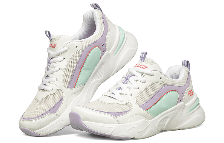 Shop (W) Skechers Bobs Bamina 'Putih Biru Ungu' 117042-WLVM