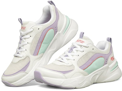 (W) 스케쳐스 밥스 바미나 '화이트 블루 퍼플' 117042-WLVM Shop (W) 스케쳐스 밥스 바미나 '화이트 블루 퍼플' 117042-WLVM