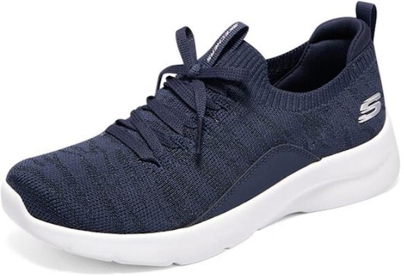 Skechers 舒適 耐磨輕便 低筒 生活休閒鞋 女款 海軍藍色 Lookbook Skechers 舒適 耐磨輕便 低筒 生活休閒鞋 女款 海軍藍色