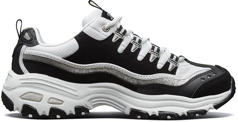 (W) Skechers D'lites-New Retro 'Hitam Putih Perak' 11914-BKW Order (W) Skechers D'lites-New Retro 'Hitam Putih Perak' 11914-BKW