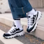 Details for (W) Skechers D'lites-New Retro 'Hitam Putih Perak' 11914-BKW