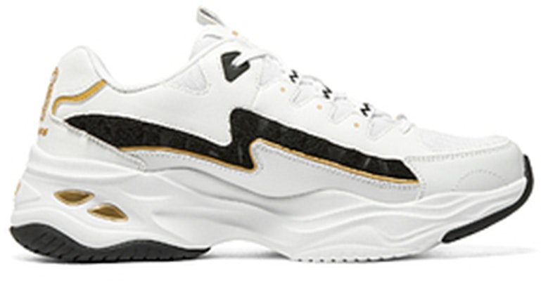 (Women) Skechers D'lites 4.0 'White Black Gold' 896069-WBGD Order (Women) Skechers D'lites 4.0 'White Black Gold' 896069-WBGD