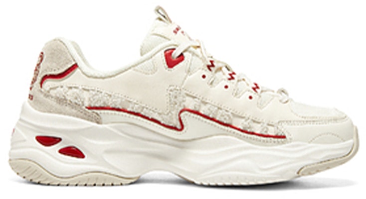 (W) Skechers D'Lites '白红' 运动鞋 896069-WRD Order (W) Skechers D'Lites '白红' 运动鞋 896069-WRD