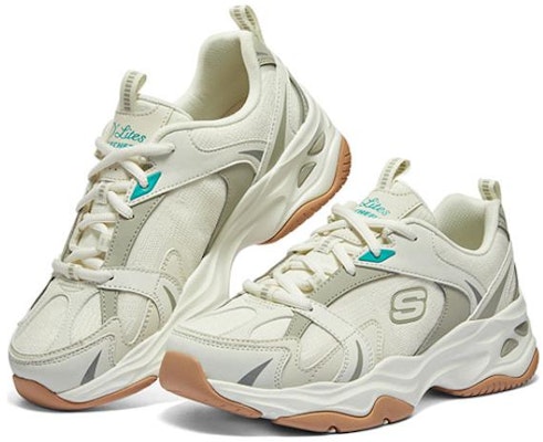 (W) Skechers D'Lites 4.0 Kasut 'Putih Kelabu' 896266-OWGR Lookbook (W) Skechers D'Lites 4.0 Kasut 'Putih Kelabu' 896266-OWGR