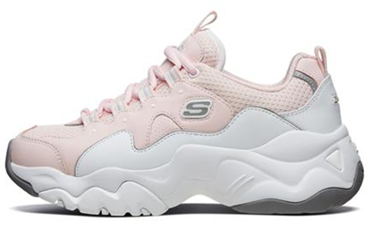(Women) Skechers D'Lites Low 'Pink-White' 88888334-PKW