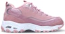 (W) Kasut Sukan Skechers D'lites Merah Jambu/Merah/Putih 66666078-PNK