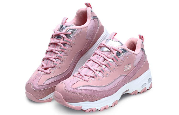 Lookbook (W) Skechers D'lites Sepatu Olahraga Pink/Merah/Putih 66666078-PNK