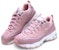 (W) Kasut Sukan Skechers D'lites Merah Jambu/Merah/Putih 66666078-PNK