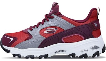 (Women) Skechers D'Lites Low 'Red' 66666064-RDMT (Women) Skechers D'Lites Low 'Red' 66666064-RDMT