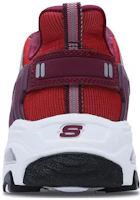 Shop Skechers D'LITES 耐磨輕便減震 低筒 原宿風 女款 紅色