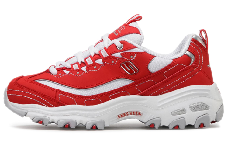 (Women) Skechers D'Lites Low 'Red White' 11930-RDW