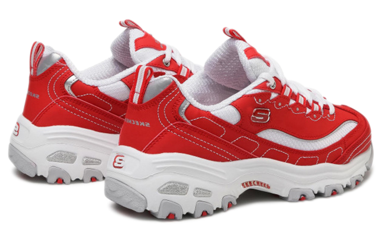 Shop (W) 스케쳐스 딜라이트 로우 '레드 화이트' 11930-RDW