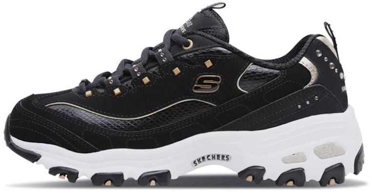 (Women) Skechers D'Lites Black 11979-BKGD Buy (Women) Skechers D'Lites Black 11979-BKGD