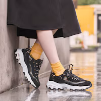 Details for (Women) Skechers D'Lites Black 11979-BKGD