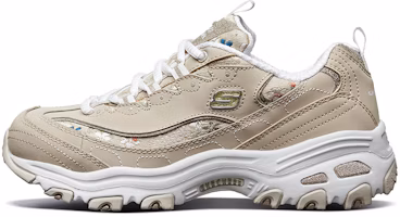 (Women) Skechers D Lites Low-Top Daddy Shoes Grey/Brown 13082-TPE (Women) Skechers D Lites Low-Top Daddy Shoes Grey/Brown 13082-TPE