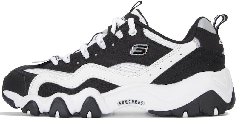 (Women) Skechers Sport D'Lites 2.0 Shoes 'Black White' 896210-BKW Buy (Women) Skechers Sport D'Lites 2.0 Shoes 'Black White' 896210-BKW