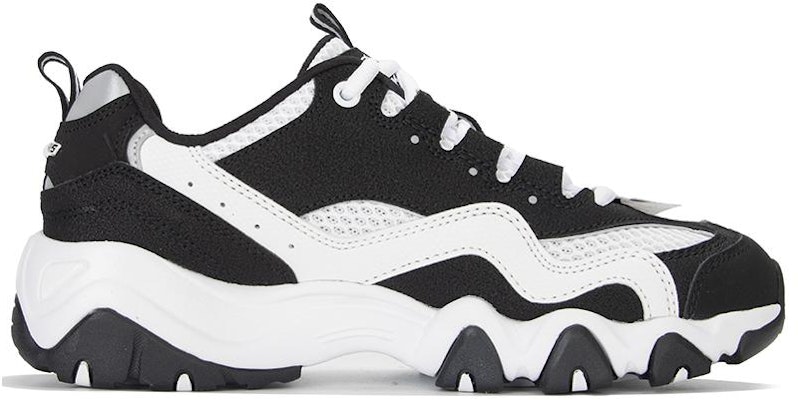 (Women) Skechers Sport D'Lites 2.0 Shoes 'Black White' 896210-BKW Order (Women) Skechers Sport D'Lites 2.0 Shoes 'Black White' 896210-BKW