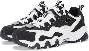 (W) Kasut Skechers Sport D'Lites 2.0 'Hitam Putih' 896210-BKW Lookbook (W) Kasut Skechers Sport D'Lites 2.0 'Hitam Putih' 896210-BKW