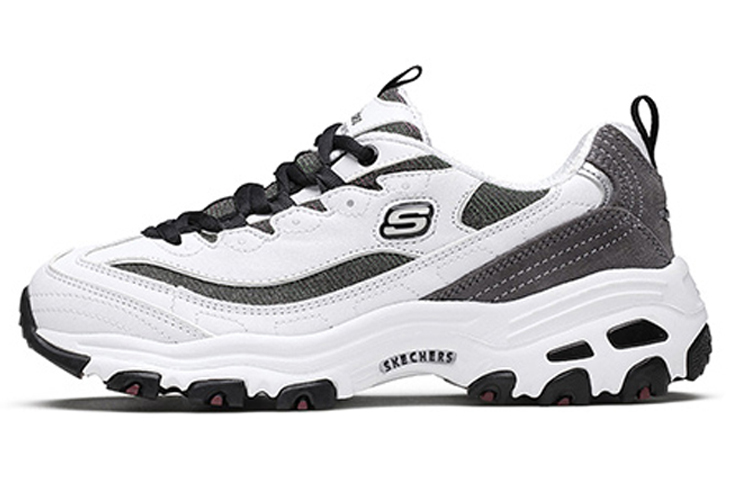 (W) Skechers D'lites Silver/Grey