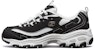 (W) Skechers D'lites Kasut Sukan GS Hitam Putih 'Black White' 11930-BKW