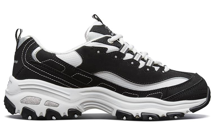 Order (W) Skechers D'lites Kasut Sukan GS Hitam Putih 'Black White' 11930-BKW