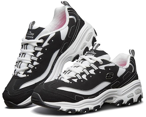 (W) Skechers D'lites Kasut Sukan GS Hitam Putih 'Black White' 11930-BKW Lookbook (W) Skechers D'lites Kasut Sukan GS Hitam Putih 'Black White' 11930-BKW