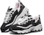 (W) Skechers D'lites Kasut Sukan GS Hitam Putih 'Black White' 11930-BKW