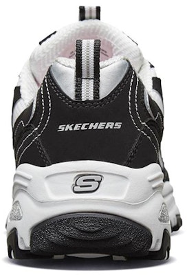 (W) Skechers D'lites Kasut Sukan GS Hitam Putih 'Black White' 11930-BKW Shop (W) Skechers D'lites Kasut Sukan GS Hitam Putih 'Black White' 11930-BKW