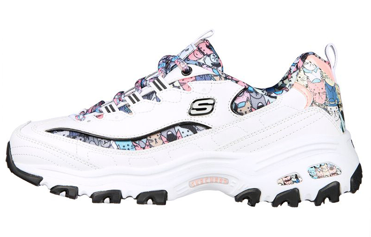 (Women) Skechers D'Lites Low 'White' 149636-WMLT