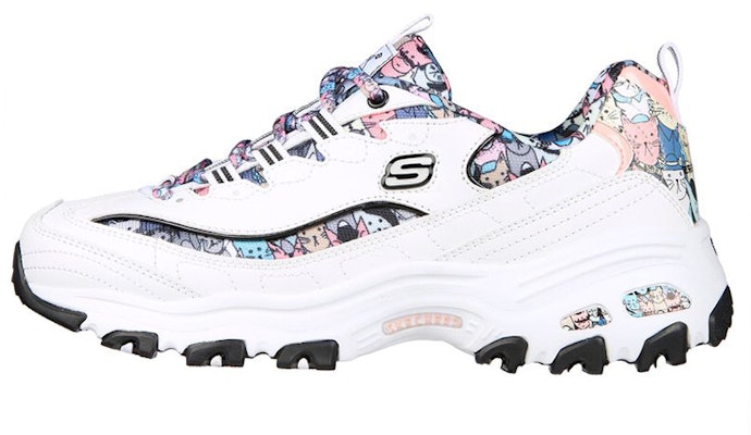 (Women) Skechers D'Lites Low 'White' 149636-WMLT Buy (Women) Skechers D'Lites Low 'White' 149636-WMLT